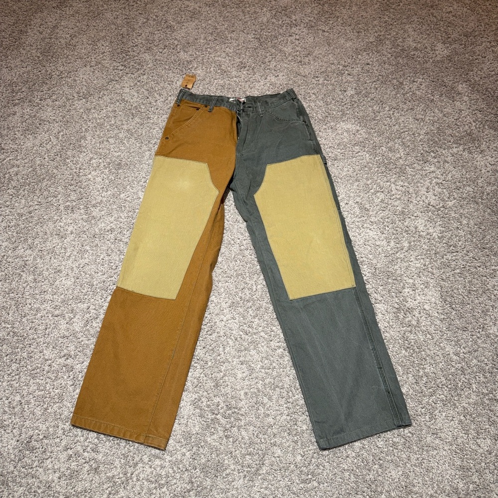 Carhaart/Ark Reworks Two-toned Double-Knee Custom Carpenter Pants